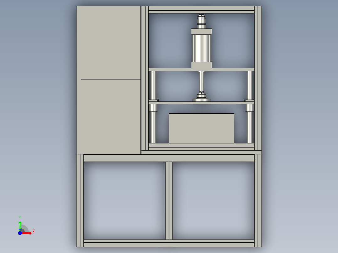 气密性测试与气密改造前视图