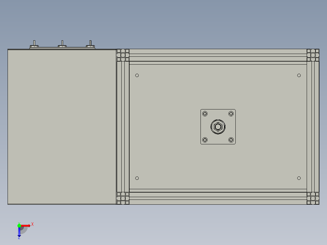 气密性测试与气密改造俯视图