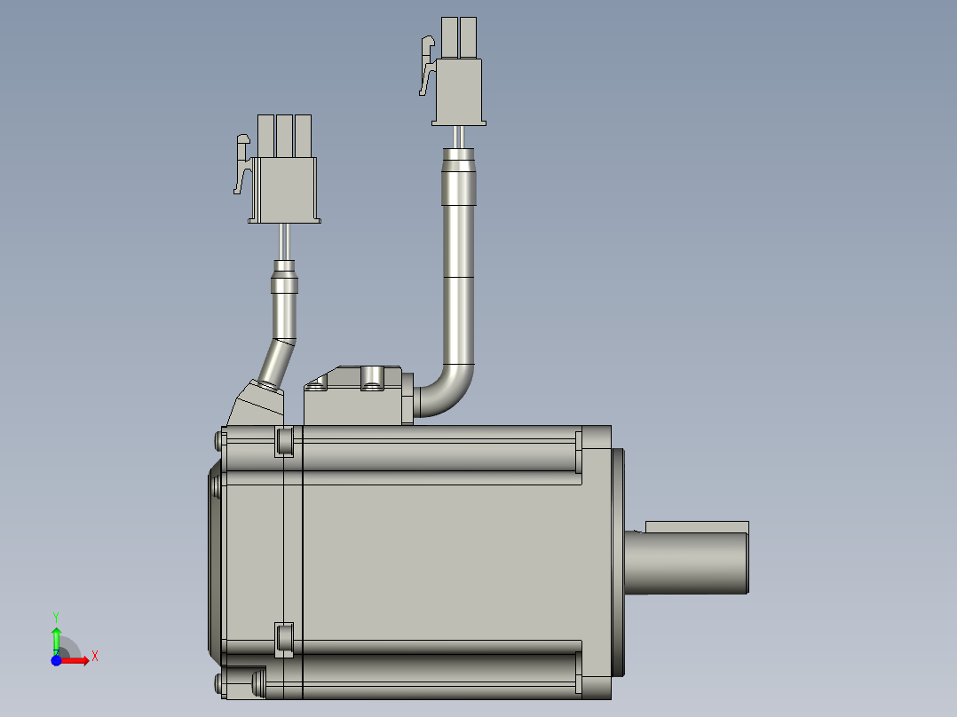 松下锁付400W-型号MHMF042L1U2M+MBDLN25SE前视图