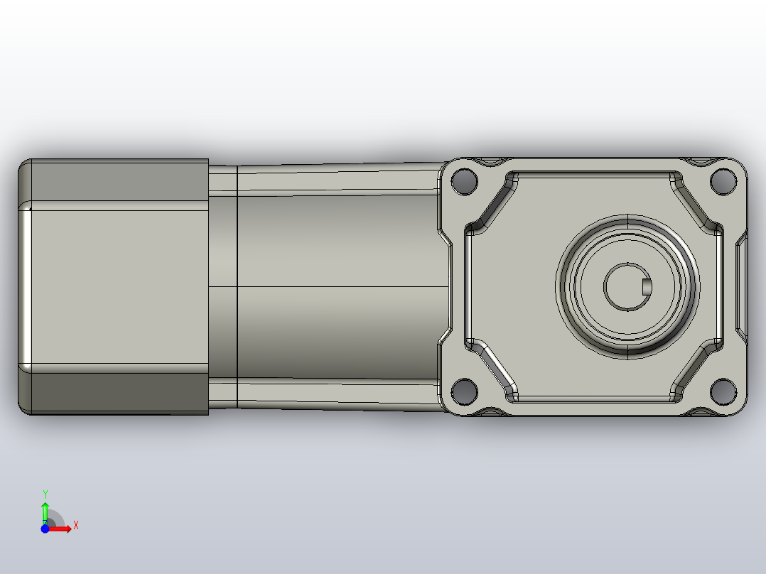 交流减速机ZDF2-18A10T-40-CB前视图