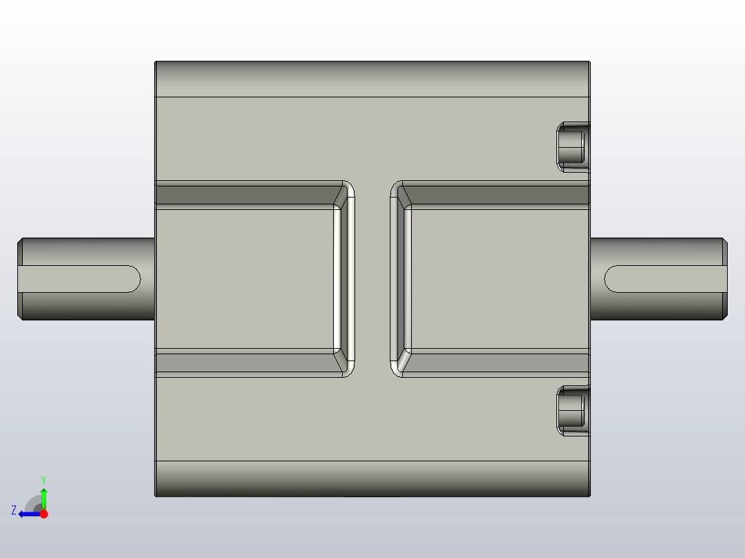 交流减速机ZDF2-18A10T-40-CB右视图