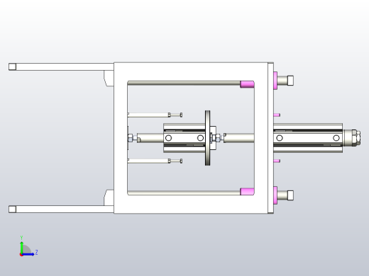料盘顶升工装左视缩略图