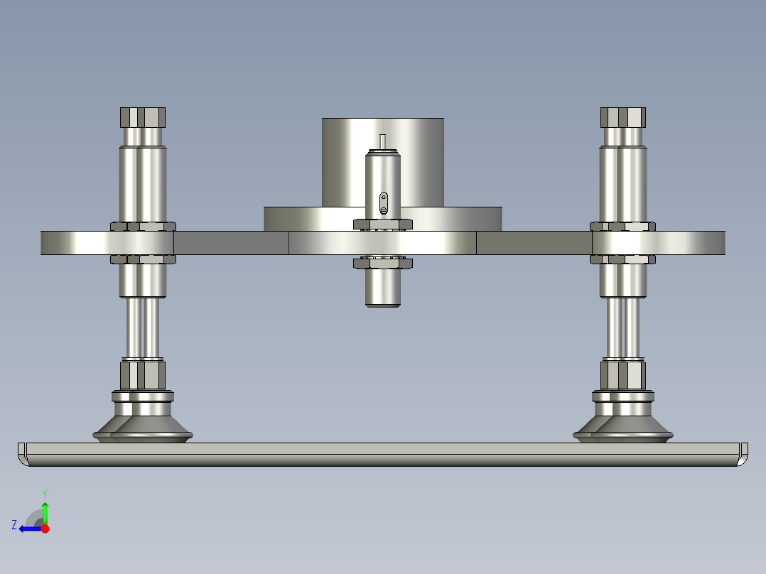 吸盘装配右视图