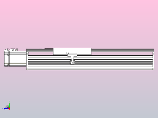 日规模组半封闭丝杆TPA-HNR-202D-2510C-L250-M-Y-P75-N3右视缩略图