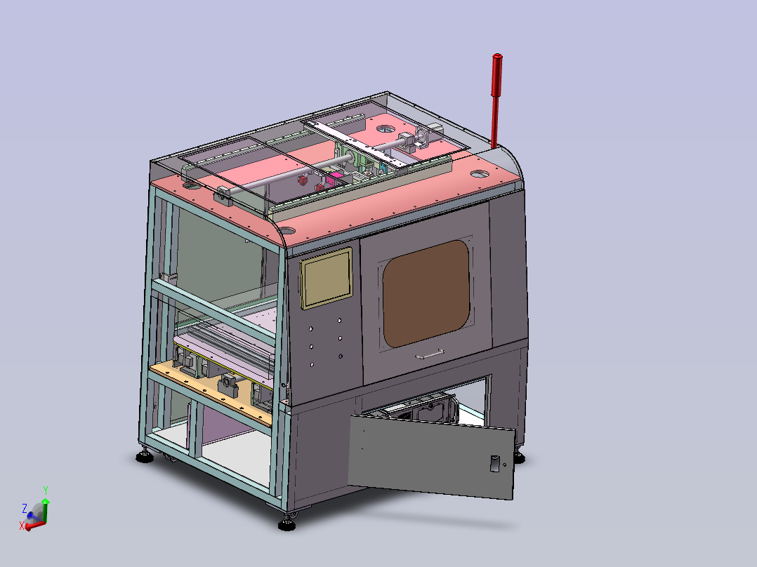 LED自动视觉检测设备（有参数）主视图