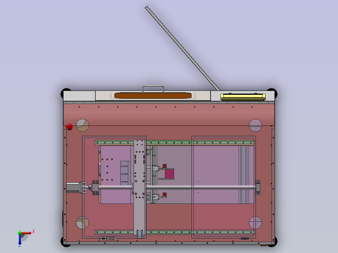LED自动视觉检测设备（有参数）俯视图