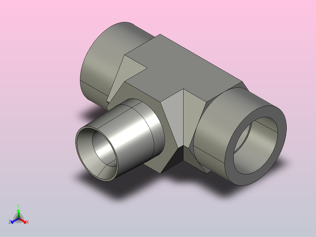 管螺纹接头3-8_mms-s主视图