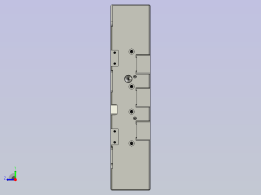 重量超过2吨的大型三板模具（模具尺寸850x600x600）右视缩略图