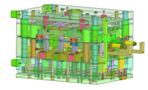 重量超过2吨的大型三板模具（模具尺寸850x600x600）缩略图