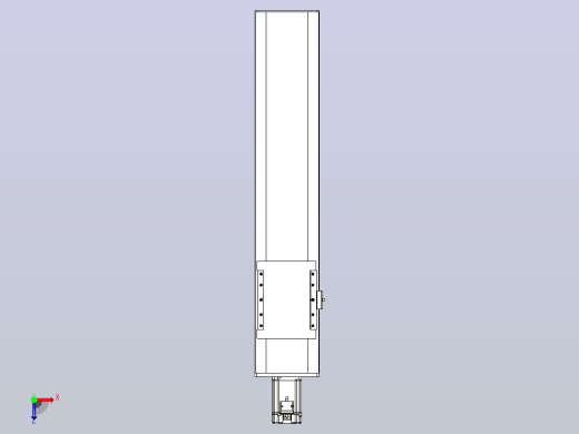 滚珠丝杠直线轴带导轨全封闭TPA-HCR-175D-2510C-L650-M-C-P75-N3俯视缩略图