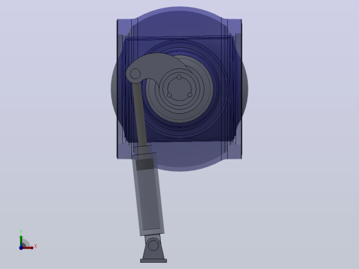 抽水蓄能电站进水球阀3D模型前视缩略图