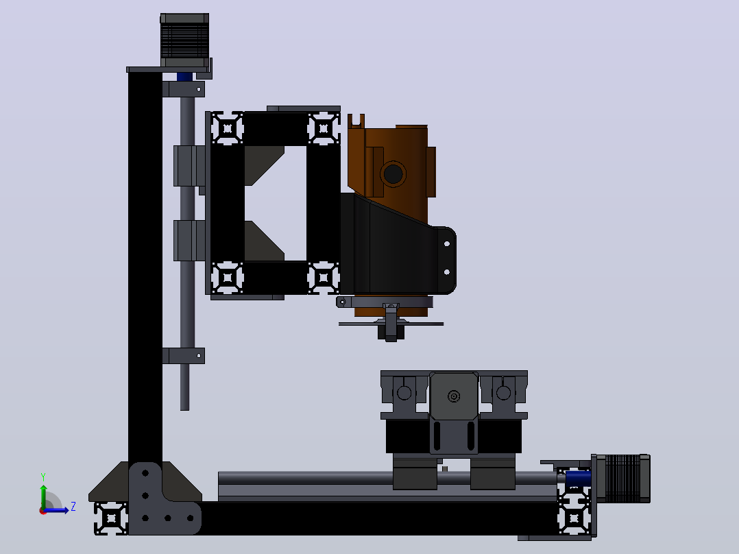 133-mini-cnc-雕刻机左视图