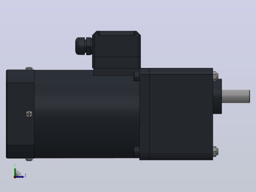 100AC(140W、160W、180W、200W、250W)微型交流（齿轴）组合型电机[100YS160WGV22HFF-100GF7.5HK]左视缩略图