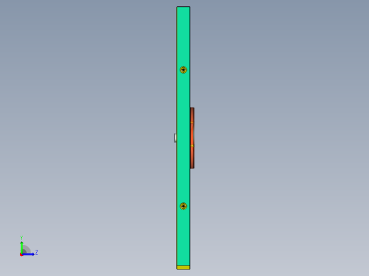 M140036-手套箱内斗模具-前后模顶出结构左视缩略图