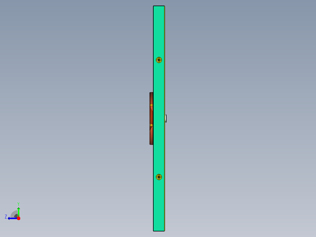 M140036-手套箱内斗模具-前后模顶出结构右视图