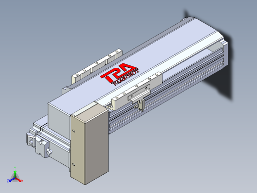 皮带直线轴半封闭可选导轨TPA-HNB-120D-110-L100-RP-C-P40-N3主视缩略图