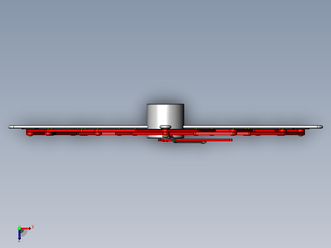 动态时钟俯视图