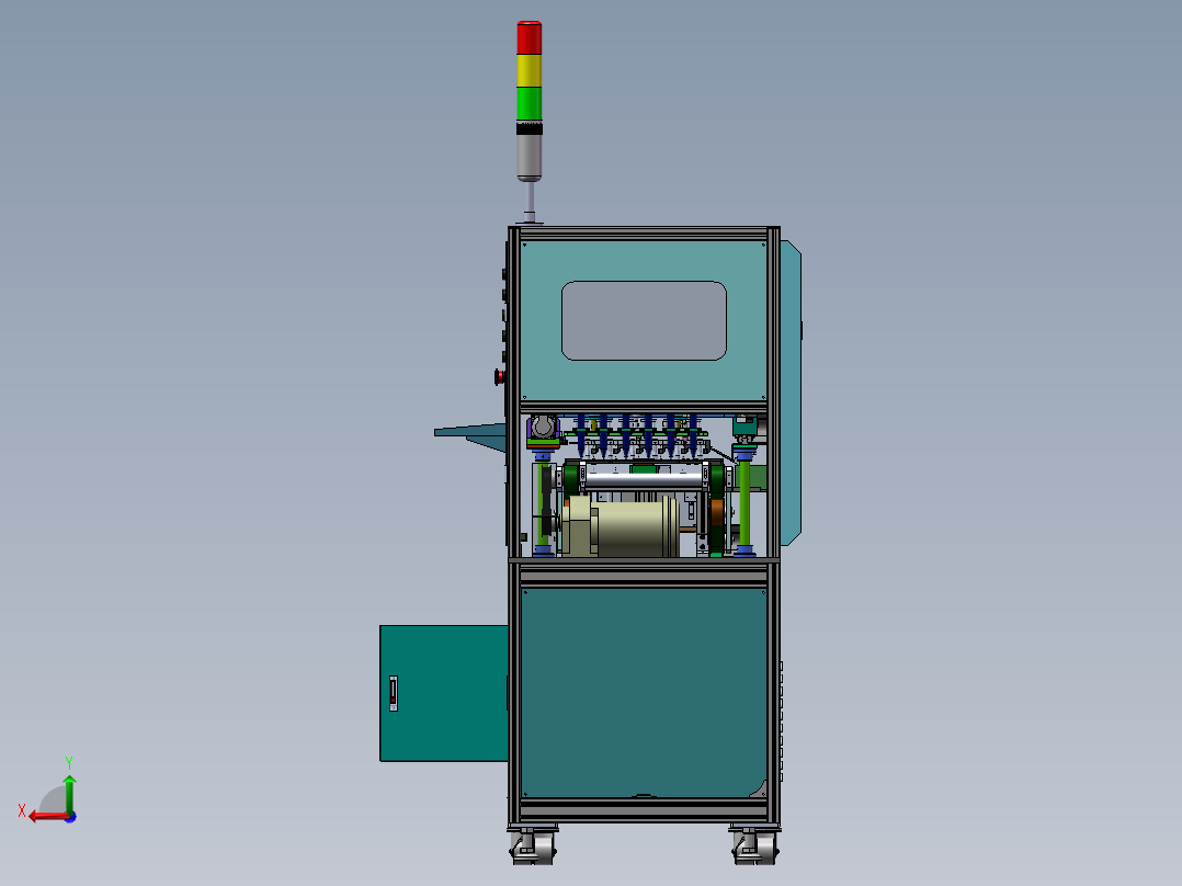 创维WIFI自动化测试生产线设备后视图
