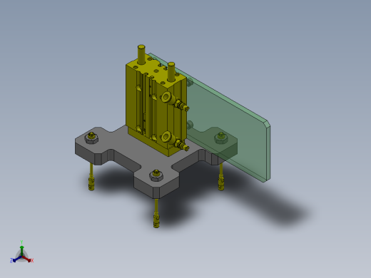 浮起修正组件正等轴测缩略图