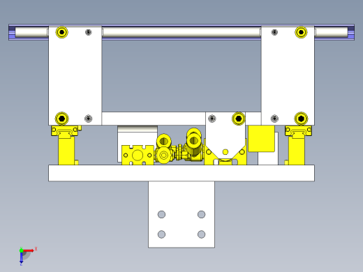 带沟槽工件的搬运手臂俯视缩略图
