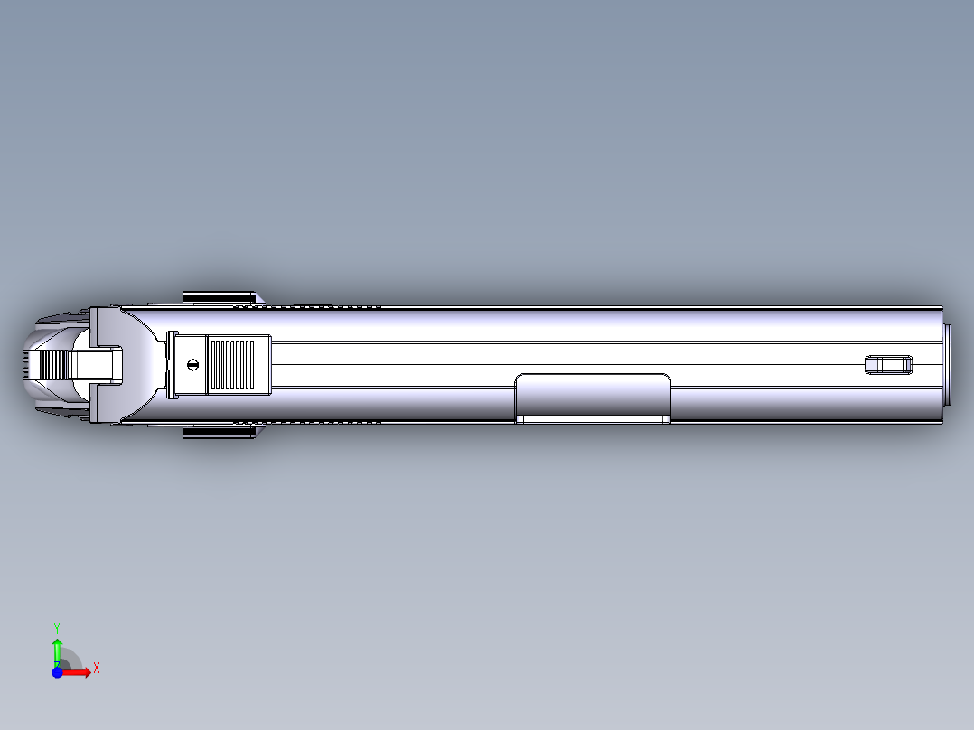 92式手枪前视图