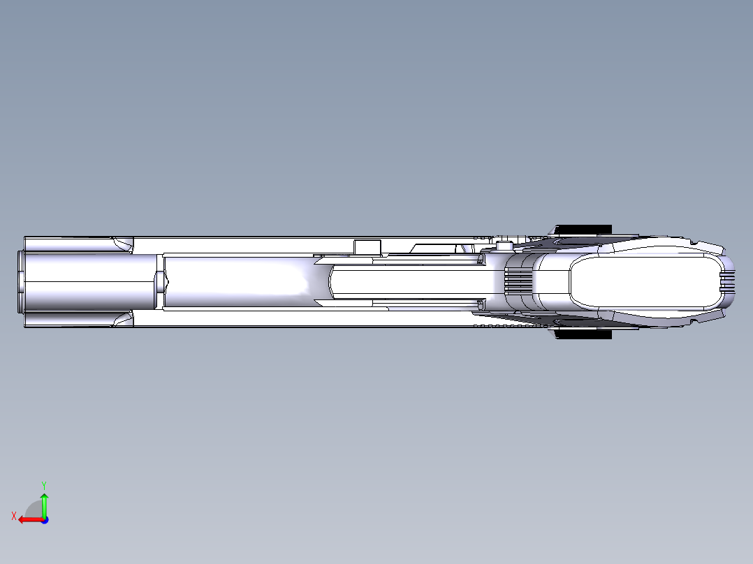 92式手枪后视图