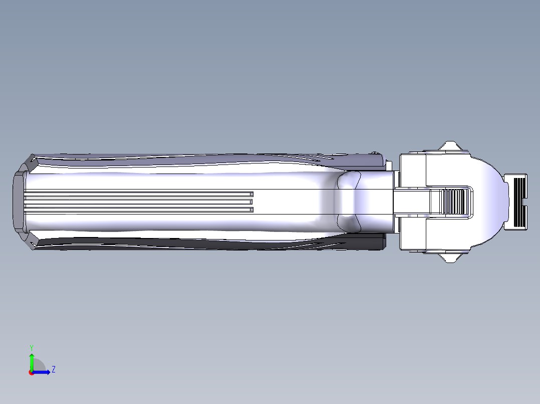 92式手枪左视图