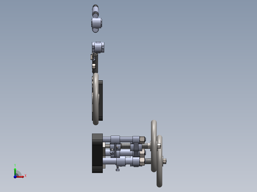 手动冲压机2015前视图