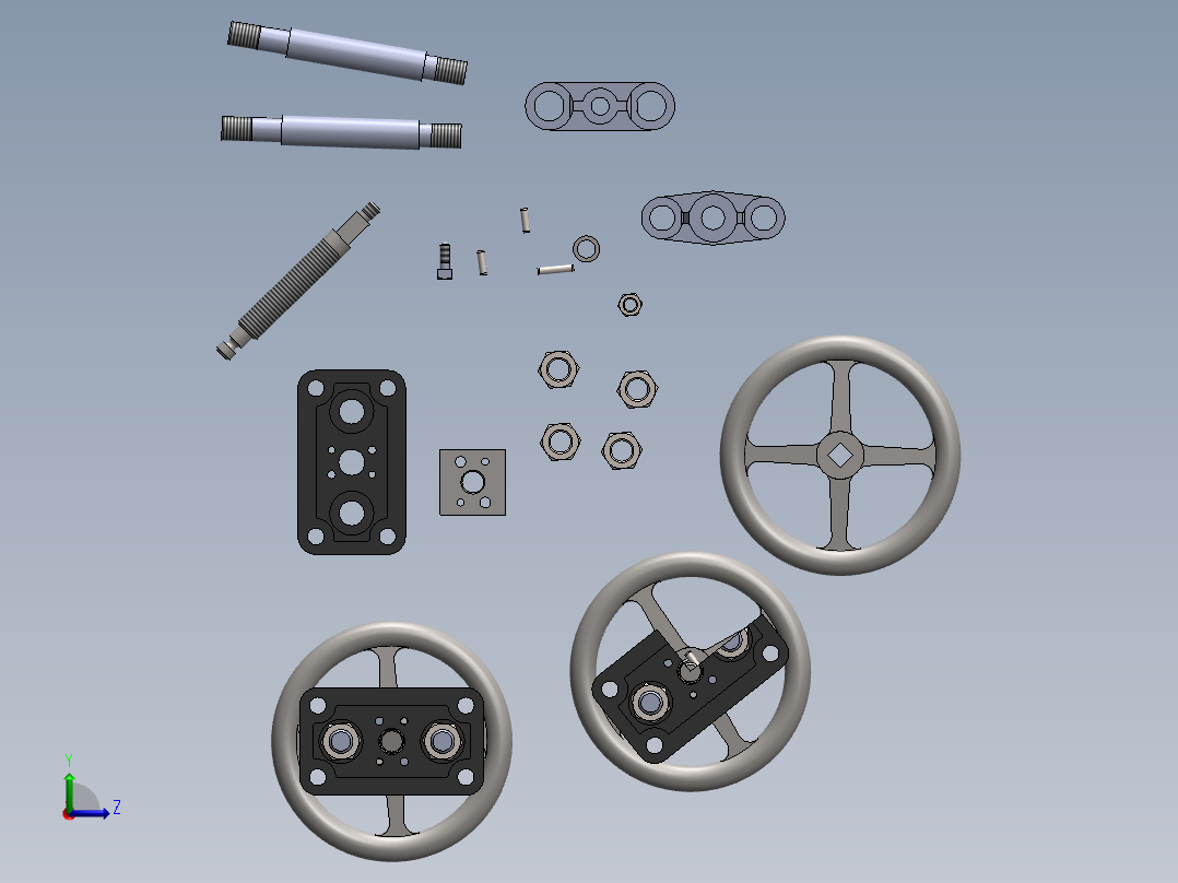 手动冲压机2015左视图