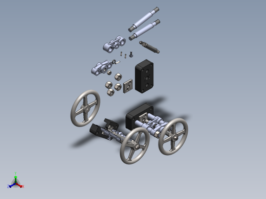 手动冲压机2015正等轴测缩略图