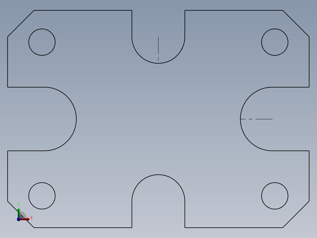 SW建模练习题-exercise 33前视图