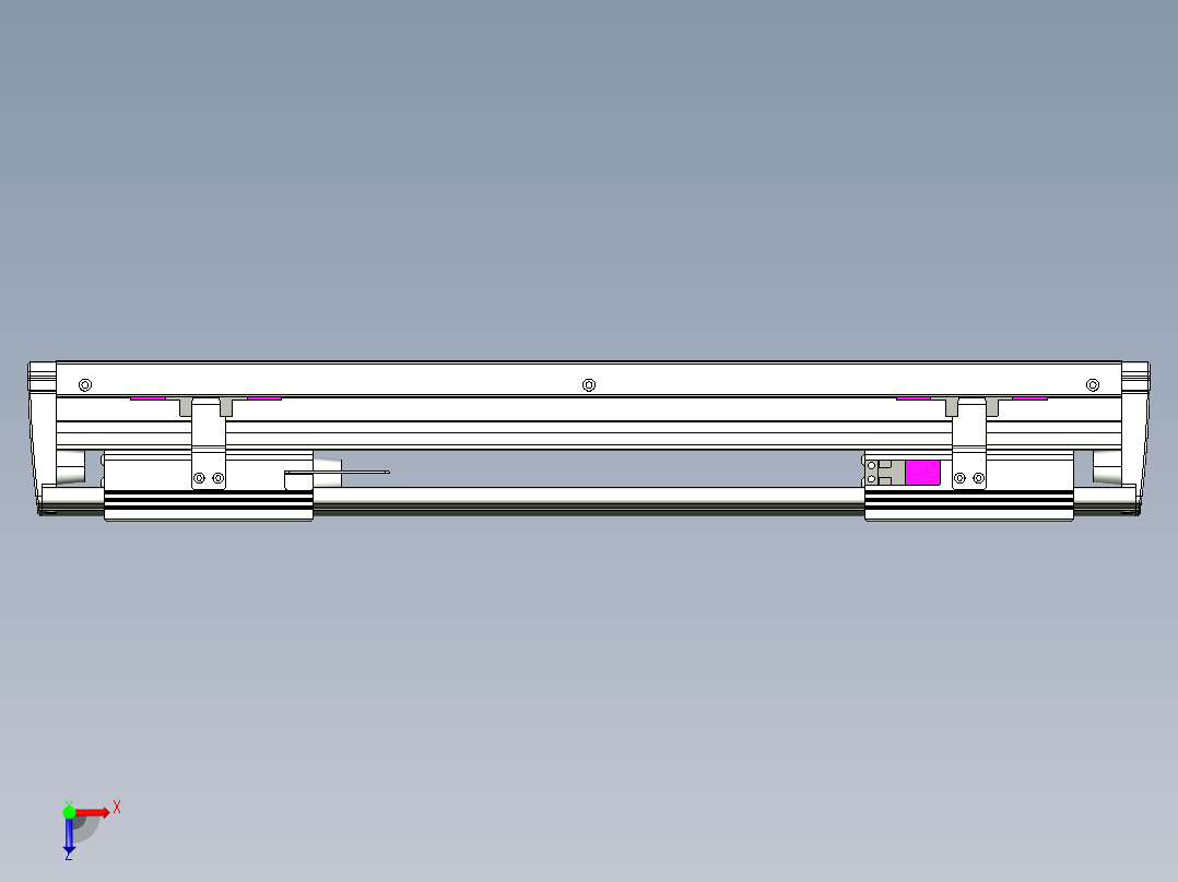 威洛博VL系列3d模型模组2VL14S1Y-S250俯视图