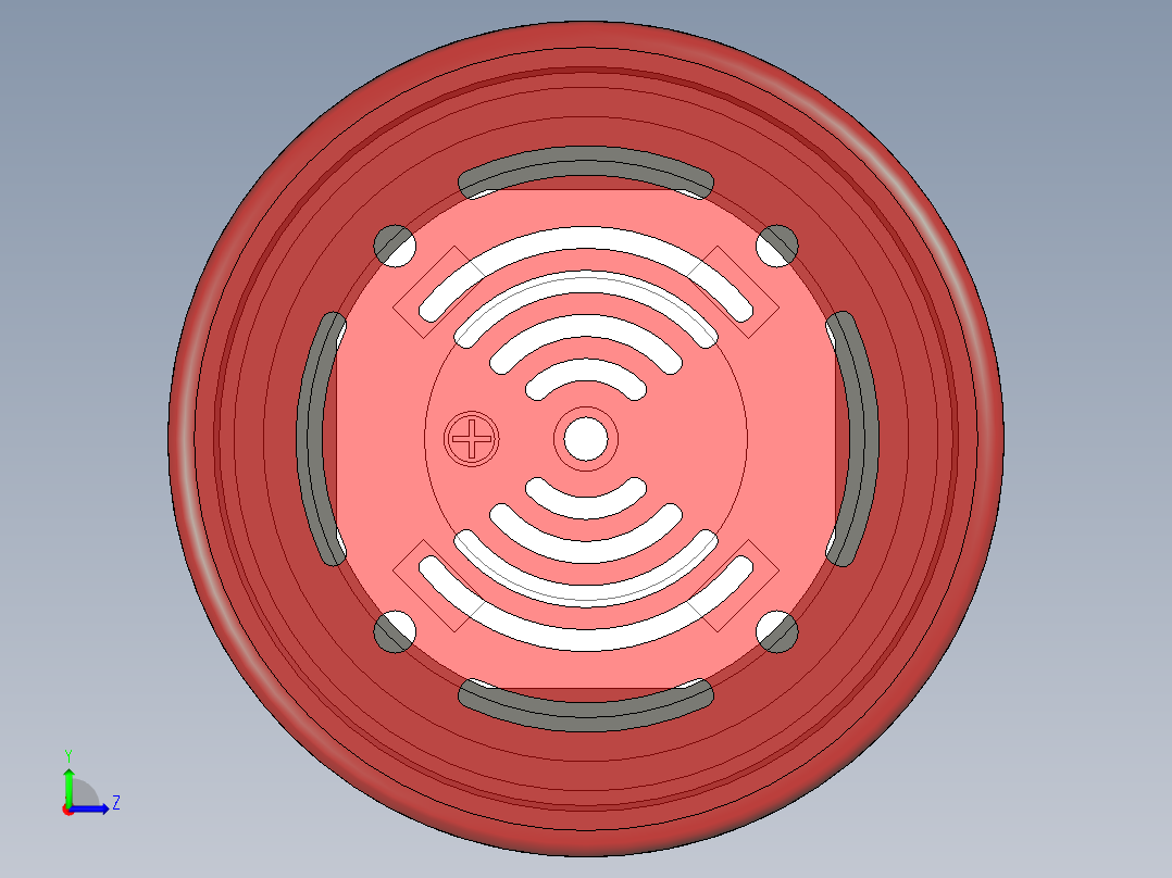EKF比邻星ED16-22 BMS 230в声光信号器左视图
