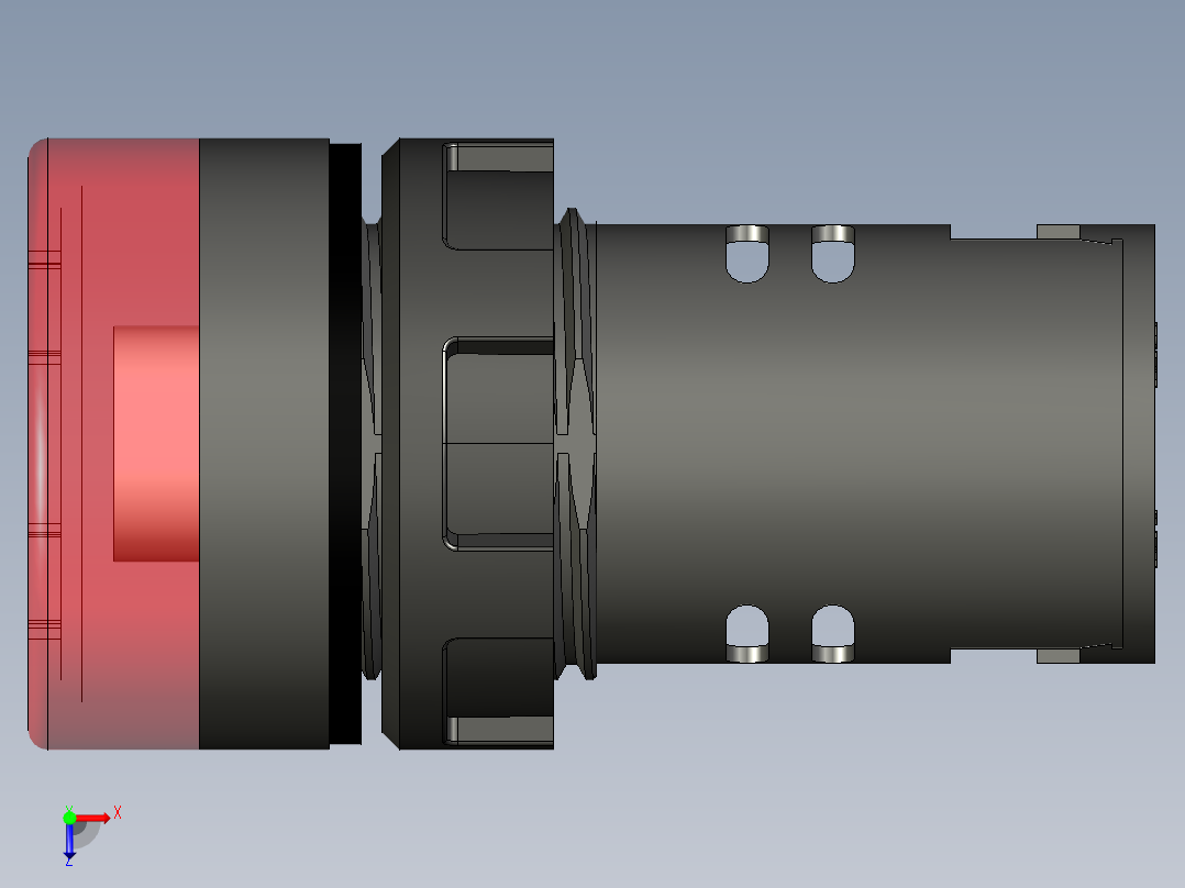 EKF比邻星ED16-22 BMS 230в声光信号器俯视图