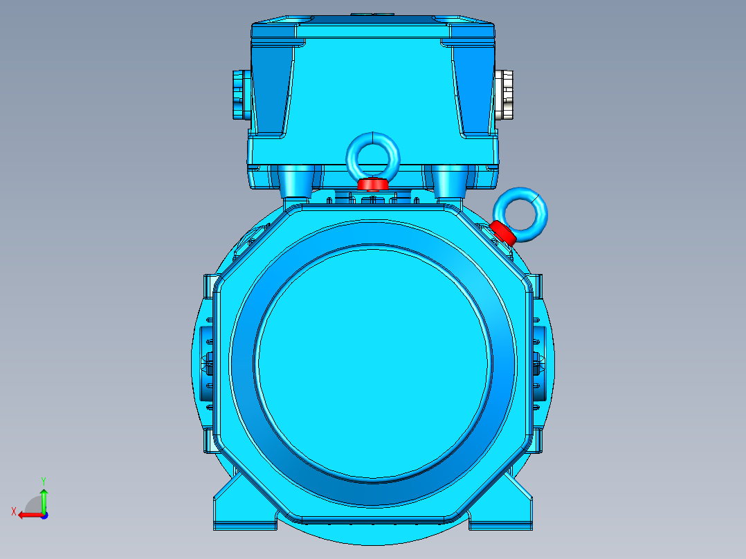 筒仓清扫螺旋钻后视图