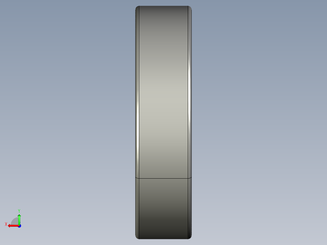 深沟球轴承6311后视图