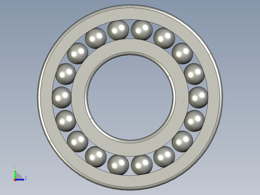 深沟球轴承6311左视缩略图