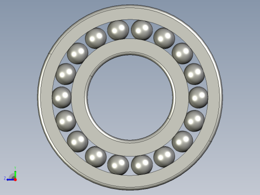 深沟球轴承6311右视缩略图