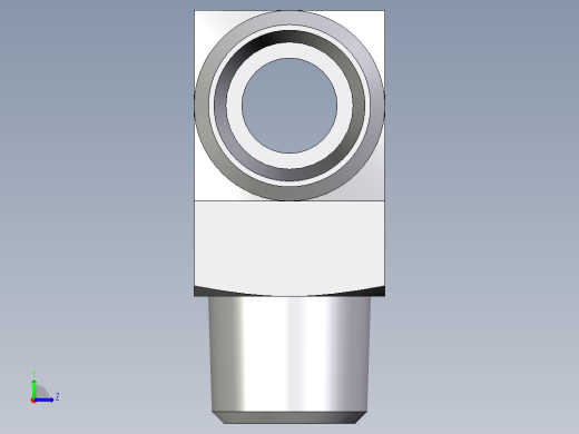 卡套式工业通用硬管接头EO_Male_stud_run_tee_TE08LLRCFX左视缩略图