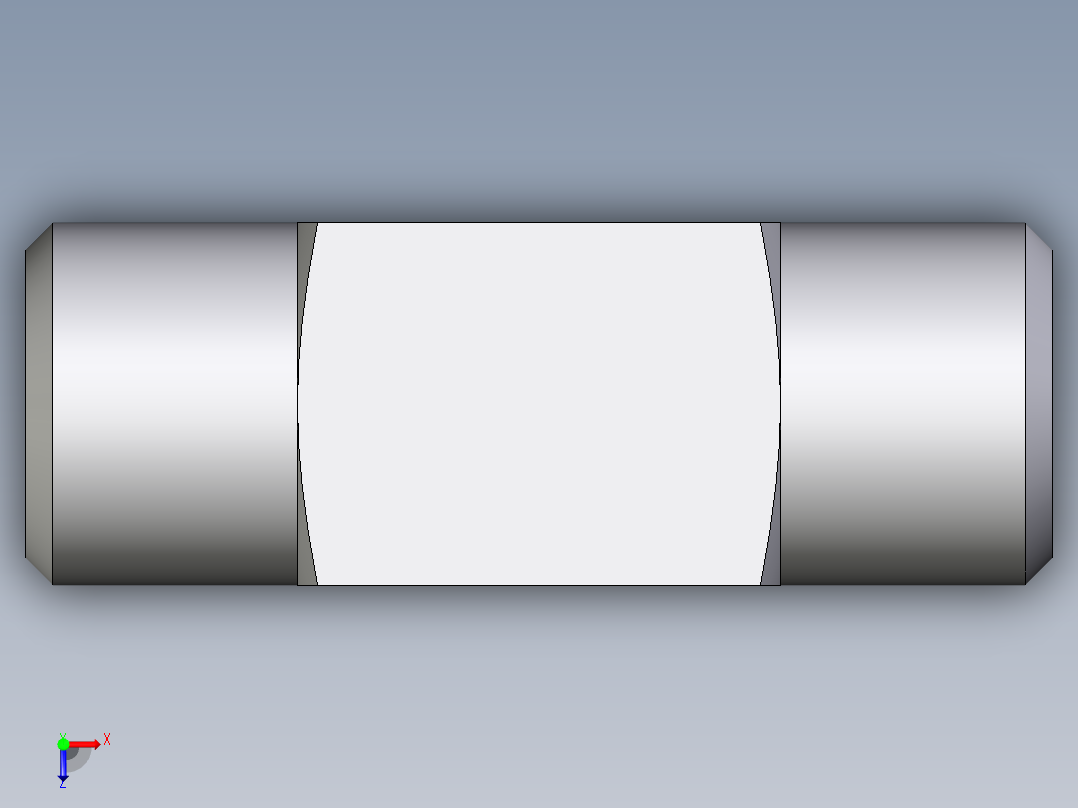 卡套式工业通用硬管接头EO_Male_stud_run_tee_TE08LLRCFX俯视图