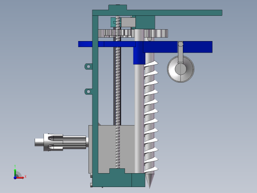 土豆山药挖掘收获机的设计【含三维SolidWorks+CAD图+文档】前视缩略图
