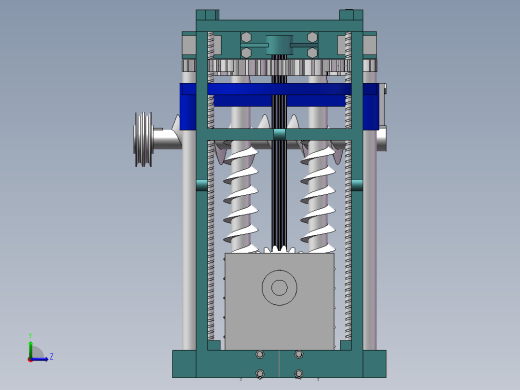 土豆山药挖掘收获机的设计【含三维SolidWorks+CAD图+文档】左视缩略图