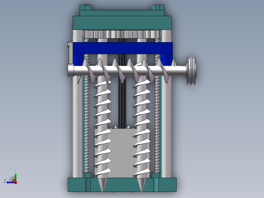 土豆山药挖掘收获机的设计【含三维SolidWorks+CAD图+文档】右视缩略图