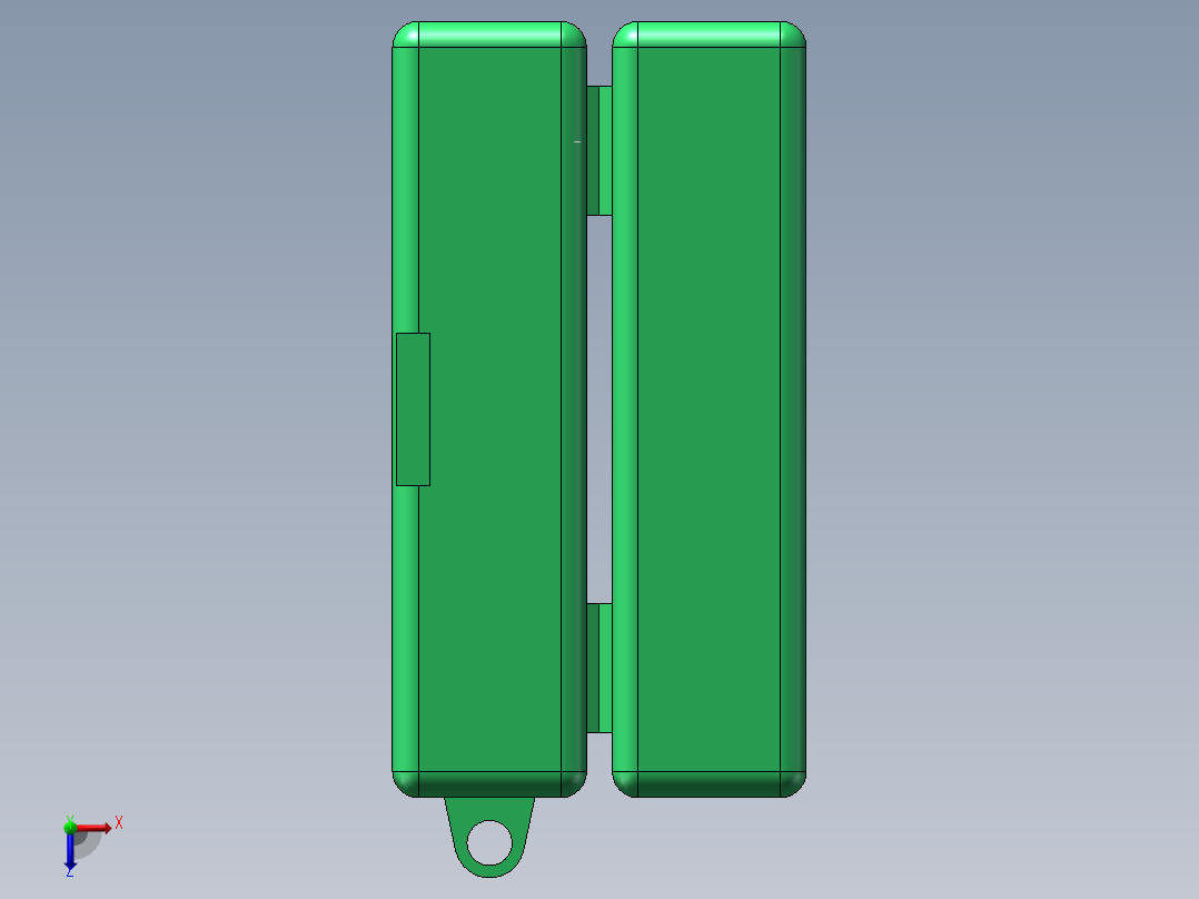 塑料文具盒俯视图