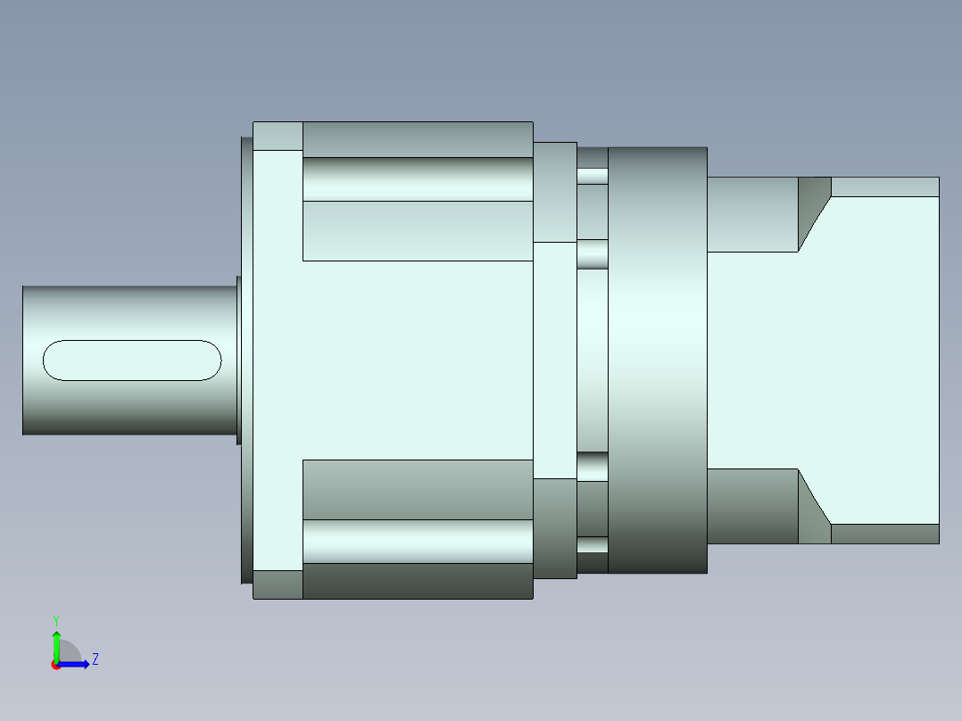 直齿PLX240-L2 35-114.3-200-M12.stp左视图