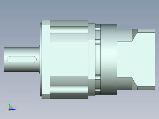 直齿PLX240-L2 35-114.3-200-M12.stp左视缩略图