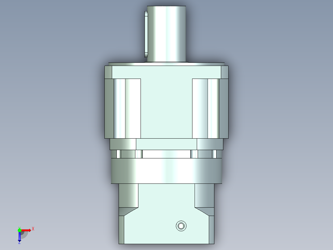 直齿PLX240-L2 35-114.3-200-M12.stp俯视图