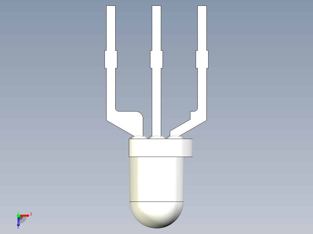 光电元件封装-KING_L-3W俯视图