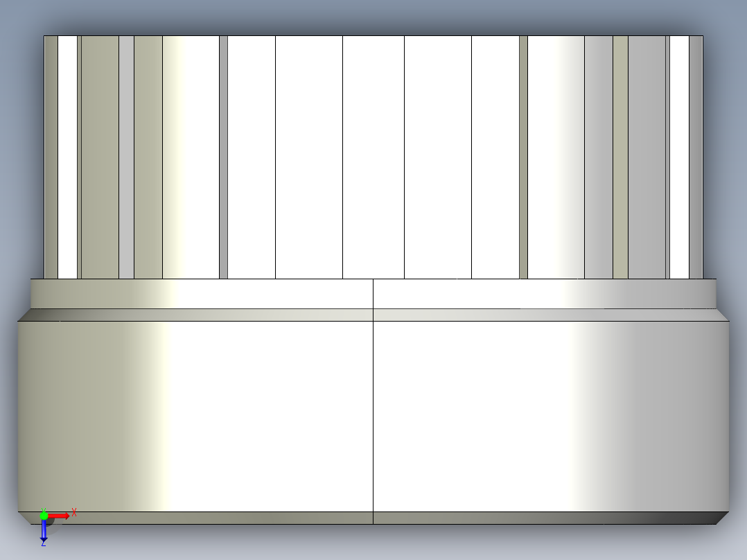 11FBIC 联合布什溶剂焊接，公制系列俯视图