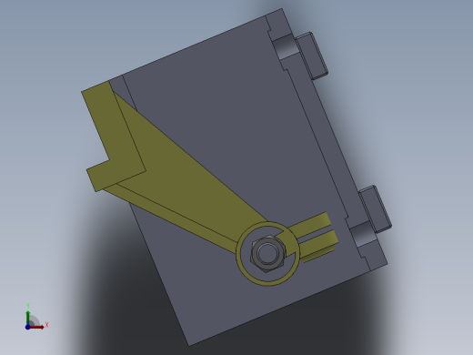 连接支架加工工艺及铣底面夹具设计【含三维SolidWorks】前视缩略图